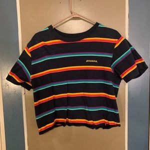 Dickies Striped Crop Tee